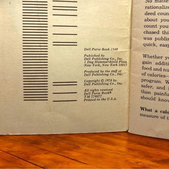 VINTAGE 1978 Count Your Calories Dell Purse Book - Dieting Guide - Retro / 1970s - Picture 5 of 7